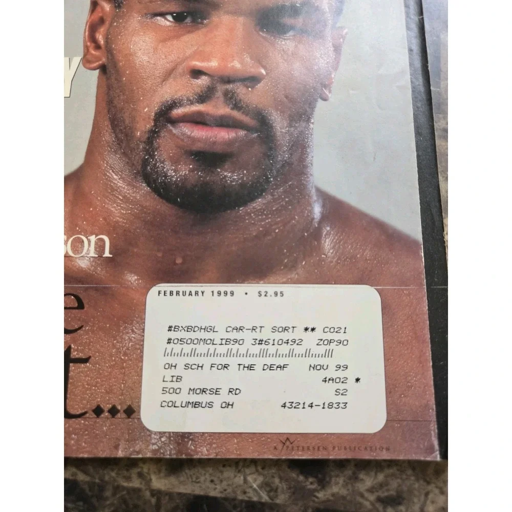 Sport Magazine February 1999 Boxing- A Bloody Mess? Mike Tyson Vintage GOAT